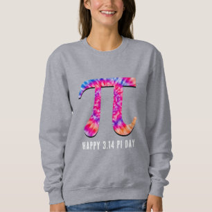 Gefärbte Krawatte Pi Day Sweatshirt
