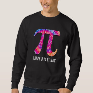 Gefärbte Krawatte Pi Day Sweatshirt