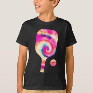 gefärbte Krawatte Pickle Ball Player Sports T-Shirt