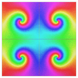 Gefärbte Krawatte Rainbow Swirl Hippie Boho Chic Stoff