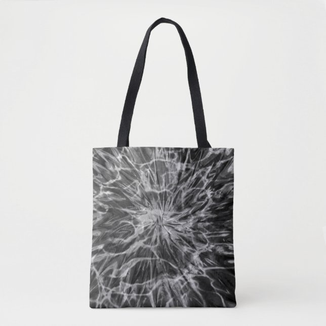 GEFÄRBTE KRAWATTE SCHWARZ-WEISS TASCHE (Vorderseite)