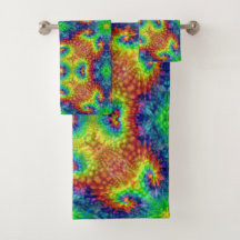 Gefärbte Krawatte Sky Vintag Fraktal Kaleidoskop