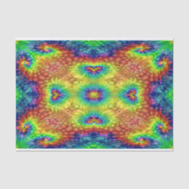 Gefärbte Krawatte Sky Vintag Fraktal Kaleidoskop Seidenpapier