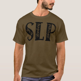 Gefärbte Krawatte SLPSpeech Language Pathologe spr T-Shirt