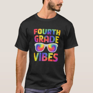 Gefärbte Krawatte Sommerurlaub im Abschluss Vierte T-Shirt