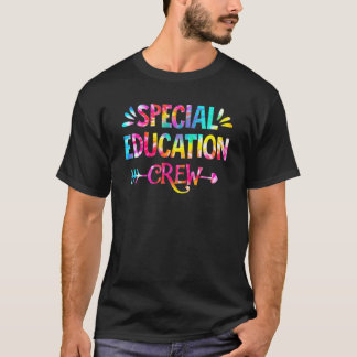 Gefärbte Krawatte Special Bildung Crew Spread Squa T-Shirt