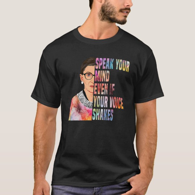Gefärbte Krawatte spricht sich auch dann aus, wenn T-Shirt (Vorderseite)