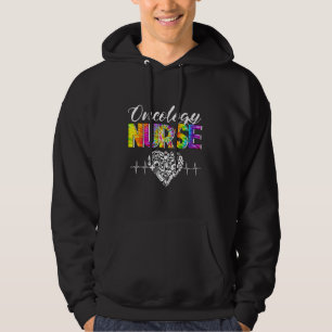 Gefärbte Krawatte Stethoscope Onkology Nurse Day N Hoodie
