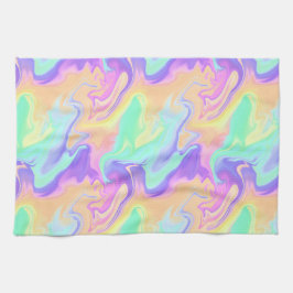 Gefärbte Krawatte Swirl Marble Retro Groovy Geschirrtuch