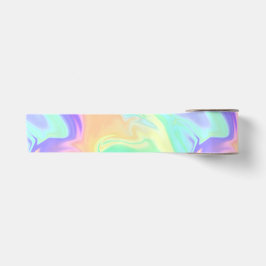 Gefärbte Krawatte Swirl Marble Retro Groovy Satinband