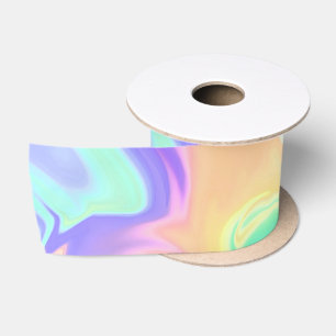 Gefärbte Krawatte Swirl Marble Retro Groovy Satinband
