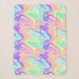 Gefärbte Krawatte Swirl Marble Retro Groovy Sherpadecke