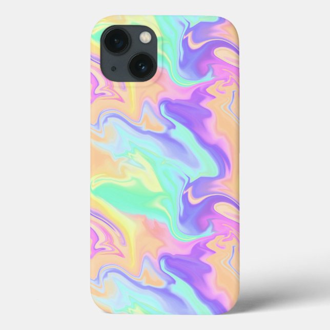 Gefärbte Krawatte Swirl Pastel Groovy Case-Mate iPhone Hülle (Rückseite)