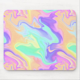 Gefärbte Krawatte Swirl Pastel Groovy Mousepad