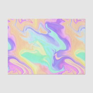 Gefärbte Krawatte Swirl Pastel Groovy Seidenpapier
