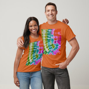 Gefärbte Krawatte T-Shirt