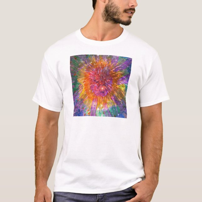 Gefärbte Krawatte T-Shirt (Vorderseite)