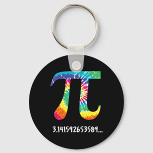 Gefärbte Krawatte T Shirt für Mathematiklehrer Schlüsselanhänger