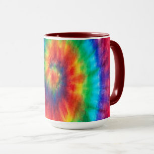 gefärbte Krawatte Tasse