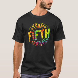 Gefärbte Krawatte-Team Fünfte Klasse, 5te Klasse S T-Shirt