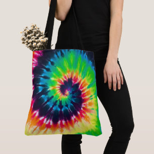 Gefärbte Krawatte Tote Bag Tasche