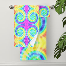 Gefärbte Krawatte Trippy Hippie Psychedelic Badetu