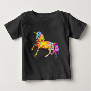 GEFÄRBTE KRAWATTE UNICORN BABY T-SHIRT