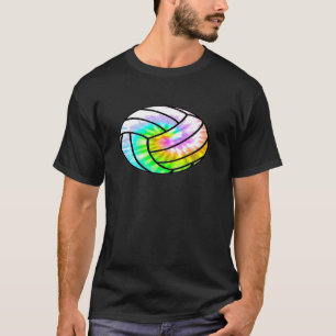 Gefärbte Krawatte Volleyball für Jugendliche Tweet T-Shirt