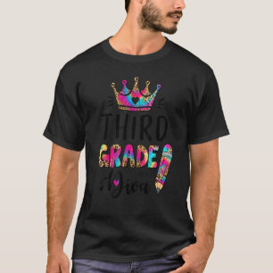 Gefärbte Krawatte von Diva Leopard der dritten Kla T-Shirt