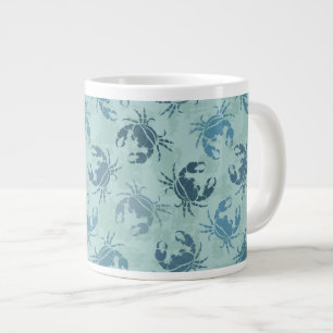 Gefärbte Krawatte von Krabben Jumbo-Tasse