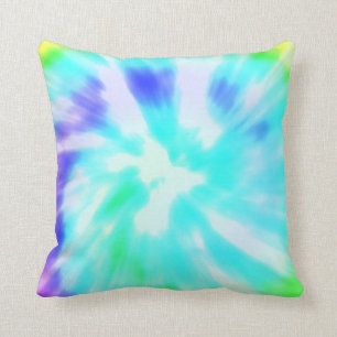 Gefärbte Krawatte Watercolorpastell-Hipster ikat Kissen