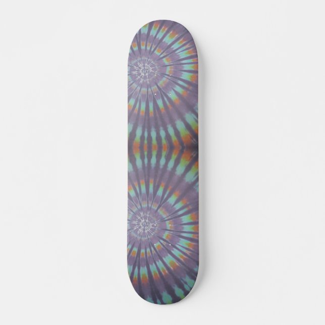 Gefärbte Krawatte Wheels Skateboard (Vorne)