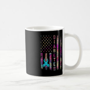 Gefärbte Krawatte zur Sensibilisierung der Amerika Kaffeetasse
