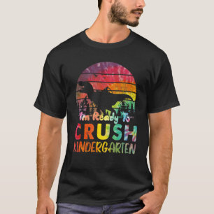 Gefärbte Krawatte zurück zu den Schulkindern, bin T-Shirt