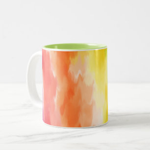 Gefärbte Krawatte Zweifarbige Tasse
