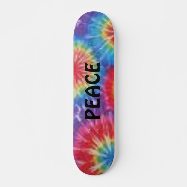 Gefärbte KrawatteSkateboard Skateboard (Vorne)
