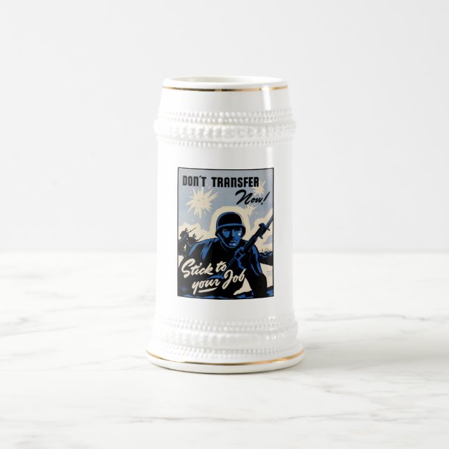 Gefechtsfeldangriff amerikanischer Krieger Bierglas (Mittel)