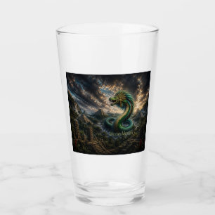 Gefederte Schlange der antiken Städte Glas