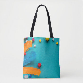 Gefiederte Blumen-Tasche Tasche