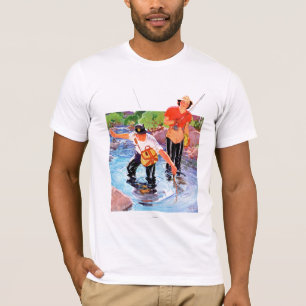 Geflecht eines Fisches durch R.J. Cavaliere T-Shirt