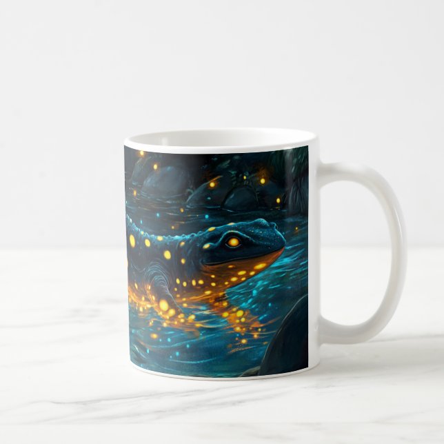 gefleckte Salamander Kaffeetasse (Rechts)