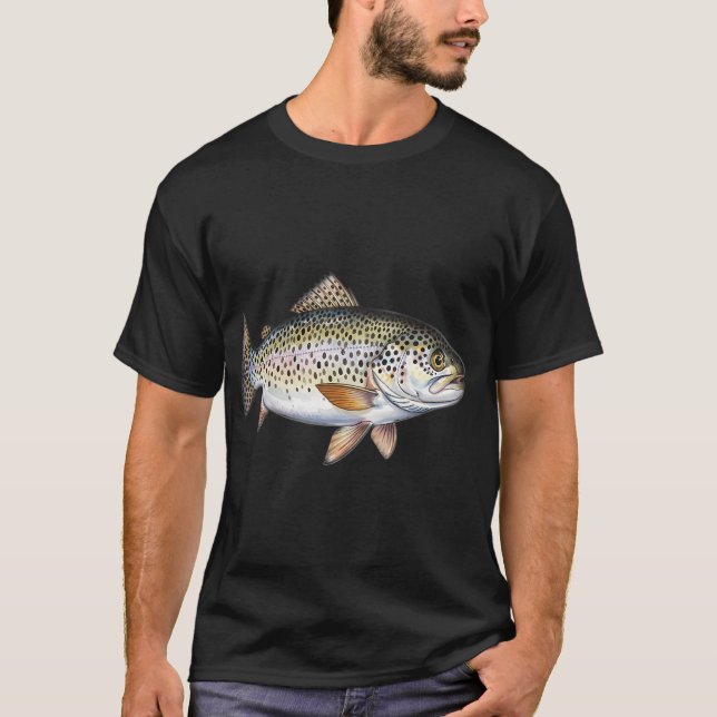 Gefleckter Meerforelle T-Shirt (Vorderseite)