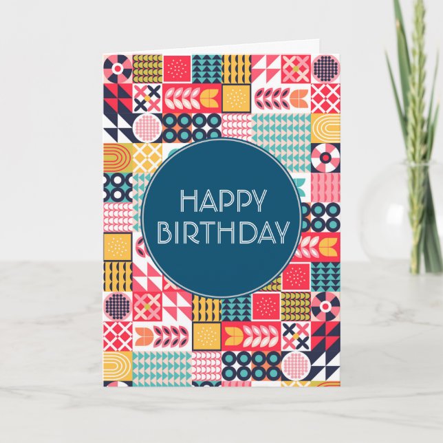 Geflochtene Einladung des Bauhauses (Vorderseite)