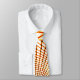 geflochtene orangefarbene Linien bilden einen gesu Krawatte (Gebunden)