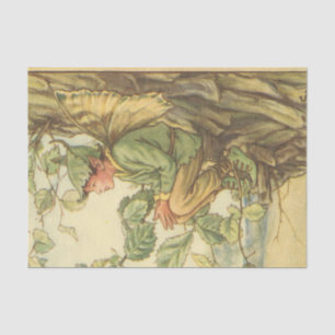 Geflügel-Elm-Fee in einem Baum Seidenpapier