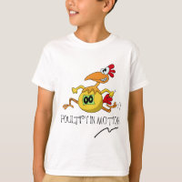 Geflügel im Bewegungs-T - Shirt