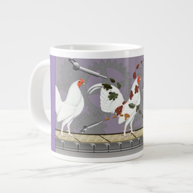 Geflügelpainter Jumbo-Tasse (Vorderseite Links)