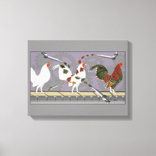 Geflügelpainter Leinwanddruck