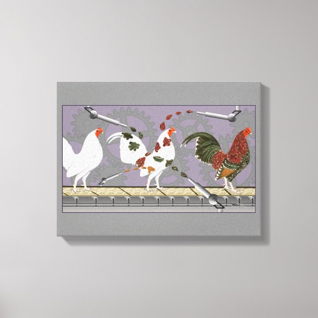 Geflügelpainter Leinwanddruck (Vorderseite)