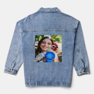 Geflügelschau Geflügel Foto Anpassen Jeansjacke